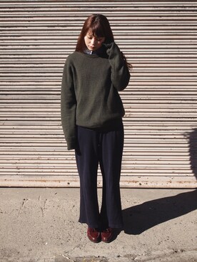 三橋栄香さん（レディース・155cm）の冬コーディネート