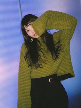 「G.V.G.V.（ジーヴィージーヴィー）のアイテム（アクセサリー）」を使った、三橋栄香さん（レディース・155cm）の冬コーディネート