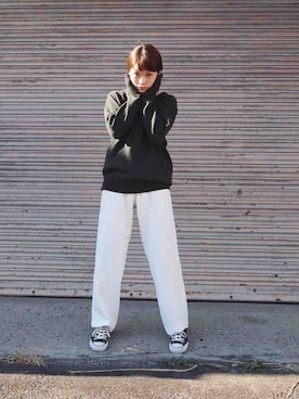 三橋栄香さん（レディース・155cm）の冬コーディネート