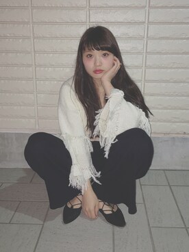 三橋栄香さん（レディース・155cm）の冬コーディネート