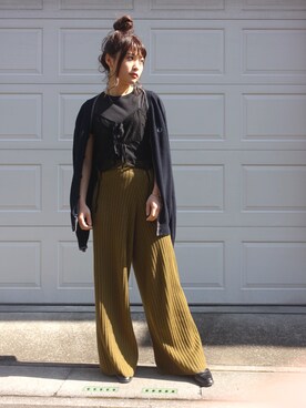 三橋栄香さん（レディース・155cm）の春コーディネート