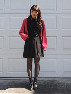 三橋栄香さん（レディース・155cm）の春コーディネート