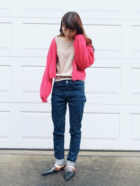 三橋栄香さん（レディース・155cm）の春コーディネート