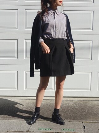 三橋栄香使用「MURUA（タックミニスカート）」的時尚穿搭