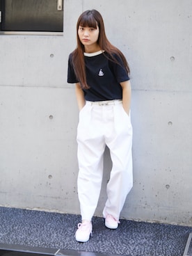 三橋栄香さん（レディース・155cm）の春コーディネート