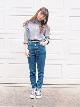 三橋栄香さん（レディース・155cm）の春コーディネート