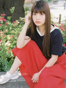 三橋栄香さん（レディース・155cm）の春コーディネート