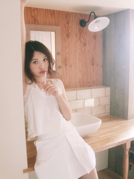 三橋栄香さん（レディース・155cm）の夏コーディネート