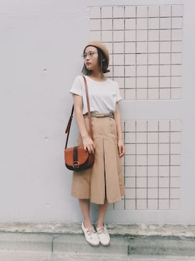 三橋栄香さん（レディース・155cm）の夏コーディネート