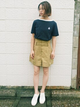 三橋栄香さん（レディース・155cm）の秋コーディネート