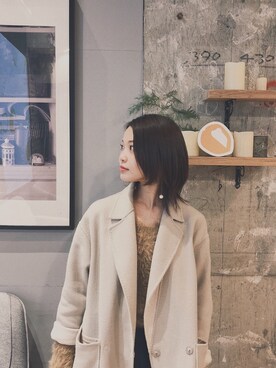 三橋栄香さん（レディース・155cm）の秋コーディネート