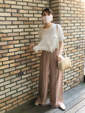 三橋栄香さん（レディース・155cm）の夏コーディネート