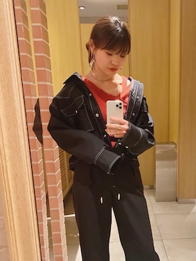 三橋栄香さん(レディース・155cm)の冬コーディネート