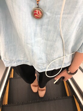 「MUSE（ミューズ）のアイテム」を使った、冬瓜哥さん（レディース・165cm）の夏コーディネート