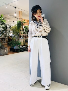 「マリンコーデ」｜ひなママさん（レディース・152cm）の冬コーディネート