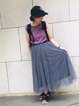ひなママさん(レディース・152cm)の夏コーディネート