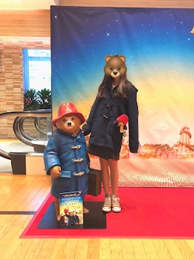 「GAP（ギャップ）のアイテム（ダッフルコート）」を使った、Ynさん（レディース・160cm）の冬コーディネート