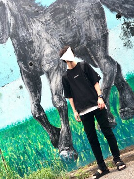「EVOL（イーボル）のアイテム」を使った、MCMCさん（メンズ・178cm）の秋コーディネート
