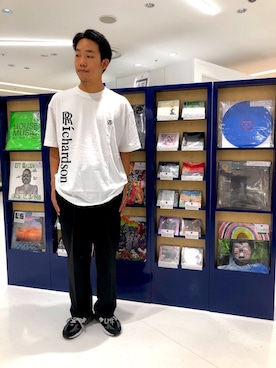 「RICHARDSON（リチャードソン）のアイテム」を使った、Hiroto tsurudaさん（メンズ・169cm）の夏コーディネート