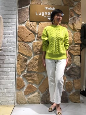 「アイテム（パンプス、グレー系）」を使った、nojiriさん（レディース・162cm）の冬コーディネート