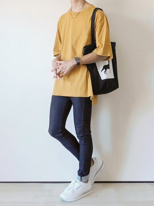 Yuuki ユニクロのtシャツ カットソーを使ったコーディネート Wear