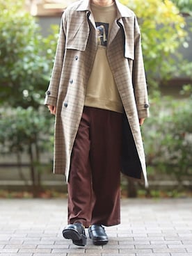 「JOURNAL STANDARD relume（ジャーナルスタンダード　レリューム）のアイテム（その他シューズ）」を使った、ゆーきさん（メンズ・174cm）の冬コーディネート
