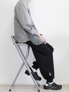 「JOURNAL STANDARD relume（ジャーナルスタンダード　レリューム）のアイテム（その他シューズ）」を使った、ゆーきさん（メンズ・175cm）の春コーディネート