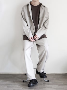 「BASQUE magenta（バスクマゼンタ）のアイテム（ブルゾン）」を使った、ゆーきさん（メンズ・174cm）の秋コーディネート