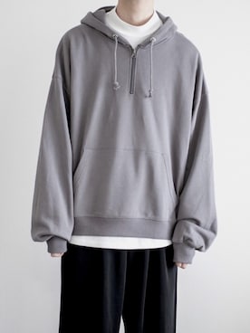 「INTER FACTORY（インターファクトリー）のアイテム（パーカー）」を使った、ゆーきさん（メンズ・174cm）の冬コーディネート