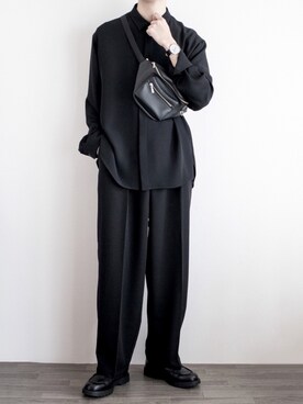 「libenis（リベンス）のアイテム」を使った、ゆーきさん（メンズ・174cm）の冬コーディネート