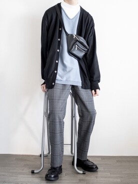 「libenis（リベンス）のアイテム」を使った、ゆーきさん（メンズ・174cm）の冬コーディネート