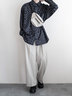 「libenis（リベンス）のアイテム」を使った、ゆーきさん（メンズ・174cm）の春コーディネート