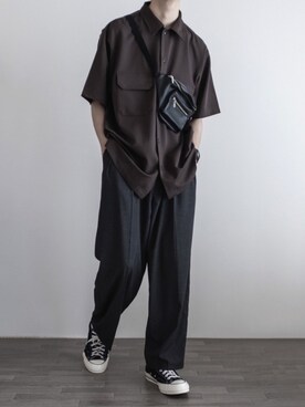 「libenis（リベンス）のアイテム」を使った、ゆーきさん（メンズ・174cm）の春コーディネート