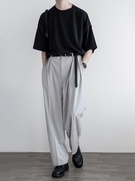 「libenis（リベンス）のアイテム」を使った、ゆーきさん（メンズ・174cm）の春コーディネート