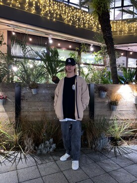 本多 善光さん(メンズ・174cm)の冬コーディネート