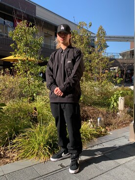 「SILAS(サイラス)のアイテム(その他アウター)」を使った、本多 善光さん(メンズ・174cm)の春コーディネート