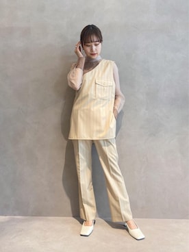 近藤 舞弥さん（レディース・164cm）の春コーディネート