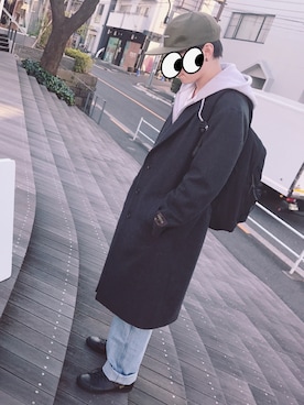 「tk.TAKEO KIKUCHI（ティーケータケオキクチ）のアイテム（ジャケット/アウター）」を使った、NOPPAさん（レディース・165cm）の冬コーディネート