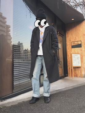 「tk.TAKEO KIKUCHI（ティーケータケオキクチ）のアイテム（ジャケット/アウター）」を使った、NOPPAさん（レディース・165cm）の冬コーディネート
