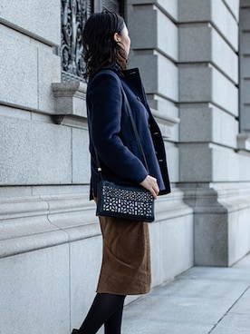 「genten（ゲンテン）のアイテム」を使った、gentenstaffさん（レディース・168cm）の冬コーディネート