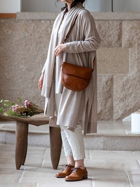 「genten（ゲンテン）のアイテム」を使った、gentenstaffさん（レディース・168cm）の冬コーディネート