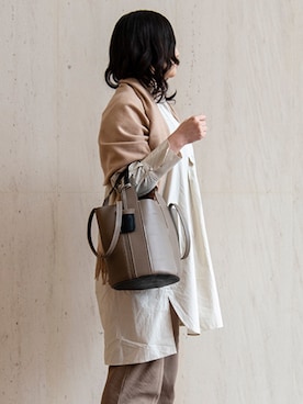 「genten（ゲンテン）のアイテム」を使った、gentenstaffさん（レディース・168cm）の冬コーディネート