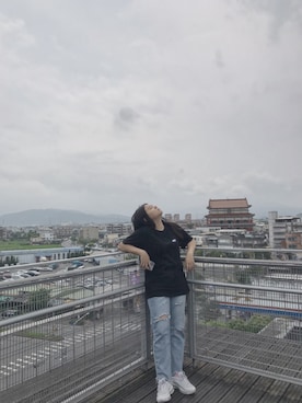 「5（ファイブ）のアイテム（パンツ）」を使った、acjdさん（レディース・158cm）の夏コーディネート