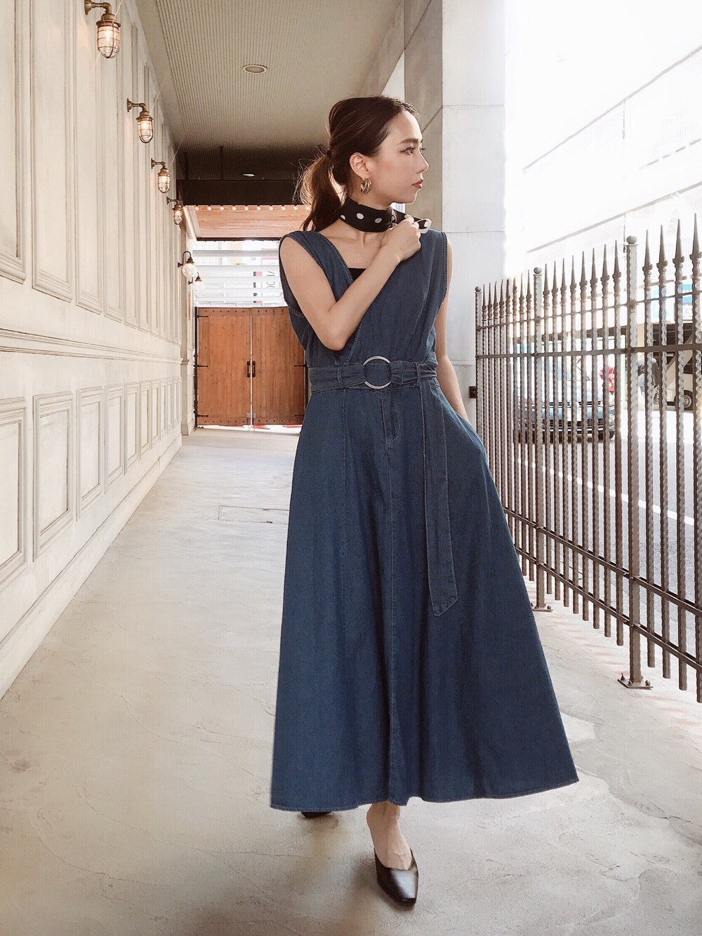 ACYM（アシーム）の「Classical denim ワンピース（ワンピース）」 - WEAR