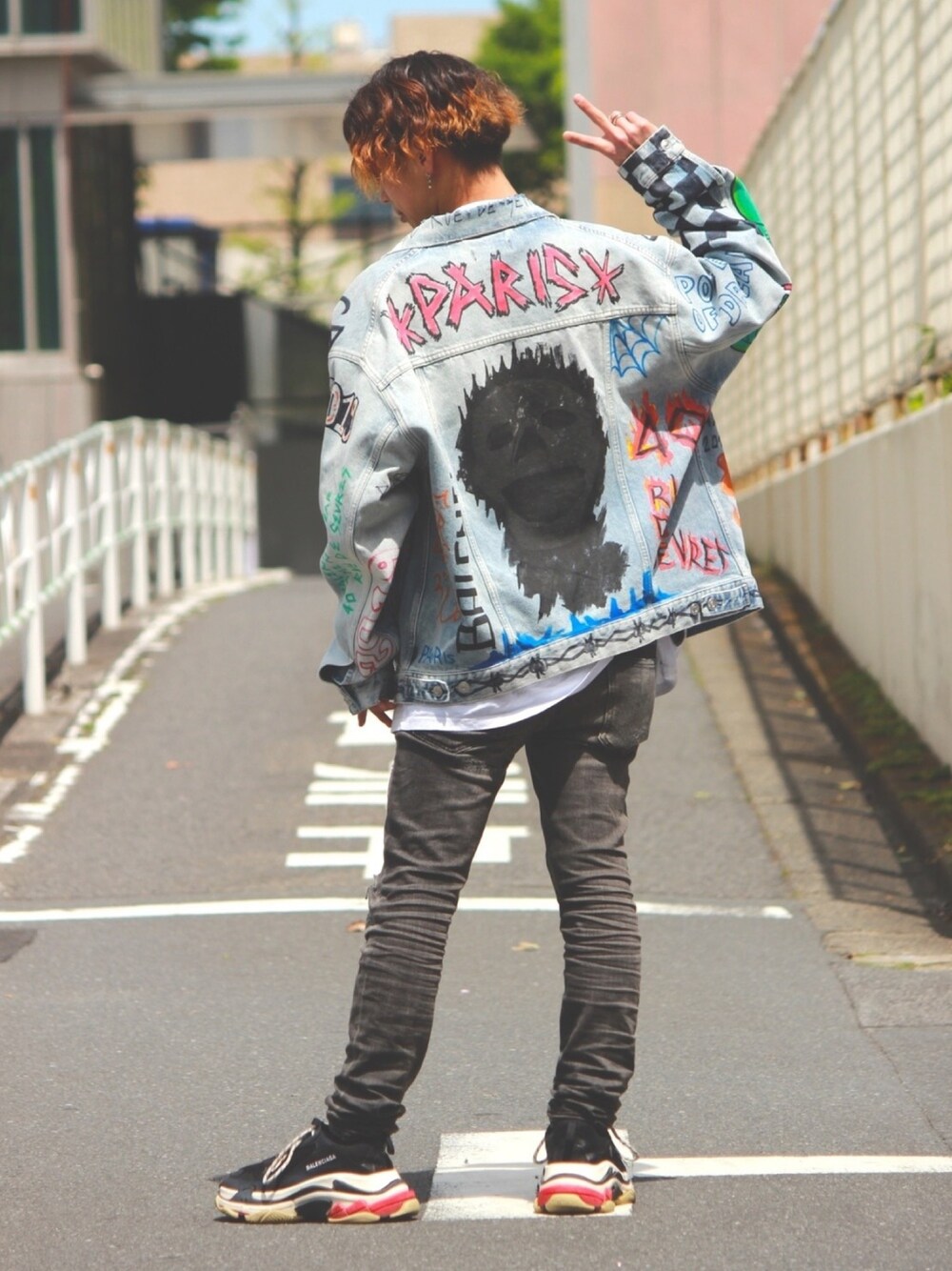 Yuya Seto｜BALENCIAGAのデニムジャケットを使ったコーディネート - WEAR