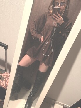 hamiさん（レディース・159cm）の秋コーディネート