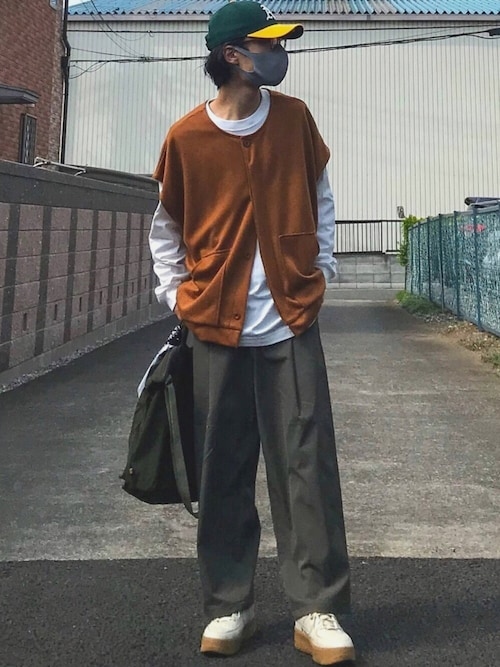 せやさんのキャップを使ったコーディネート Zozotown