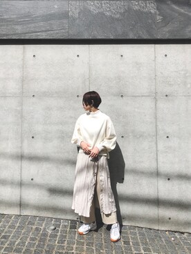 Risako Iidaさん（レディース・169cm）の春コーディネート