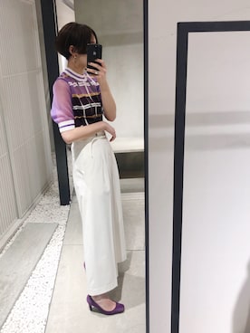 Risako Iidaさん(レディース・169cm)の春コーディネート