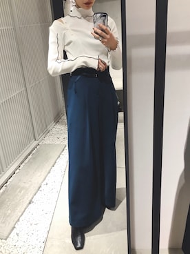 Risako Iidaさん（レディース・169cm）の冬コーディネート